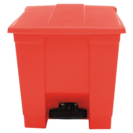 Rubbermaid Commercial 8 gal. Square Trash Can FG614300RED